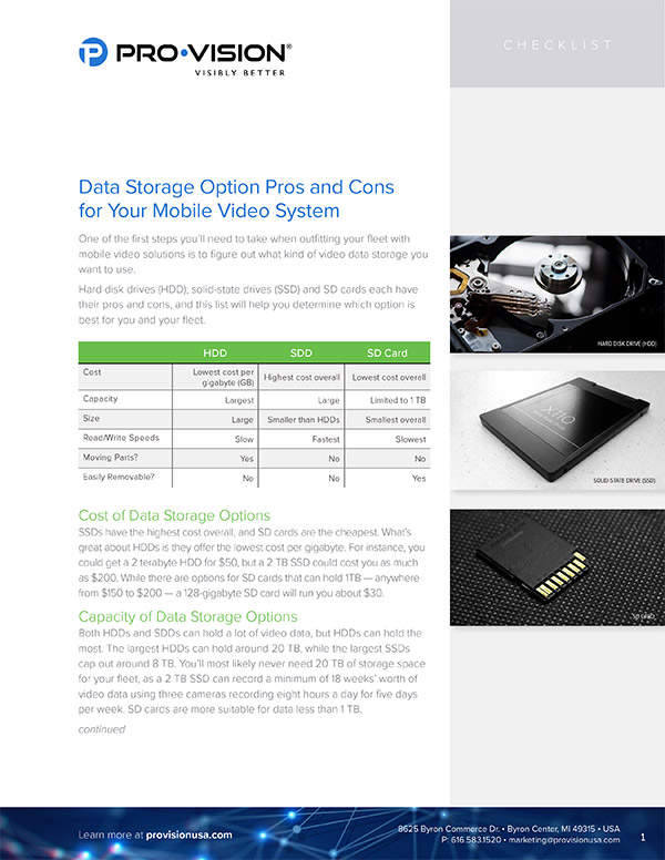 Data Storage Option Pros and Cons for Your Mobile Video System resource thumbnail