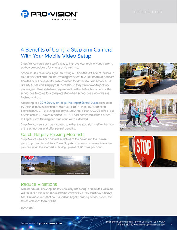 4 Benefits of Using a Stop Arm Camera With Your Mobile Video Setup resource thumbnail