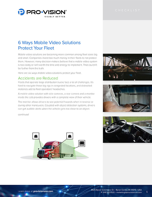 6 Ways Mobile Video Solutions Protect Your Fleet resource thumbnail