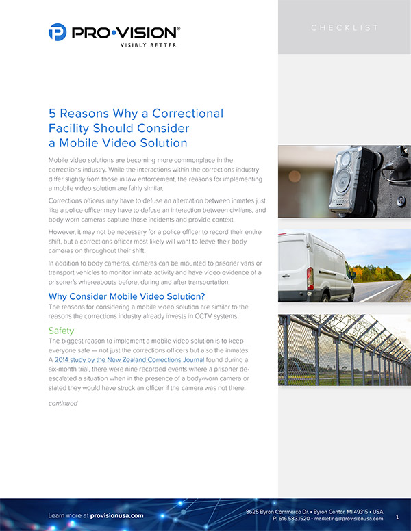 5 Reasons Why a Correctional Facility Should Consider a Mobile Video Solution resource thumbnail