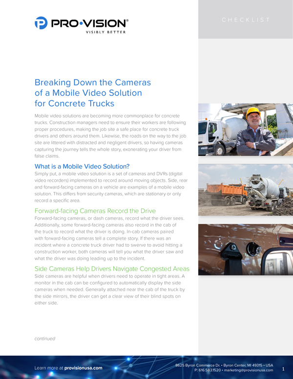 Breaking Down the Cameras of a Mobile Video Solution for Concrete Trucks resource thumbnail