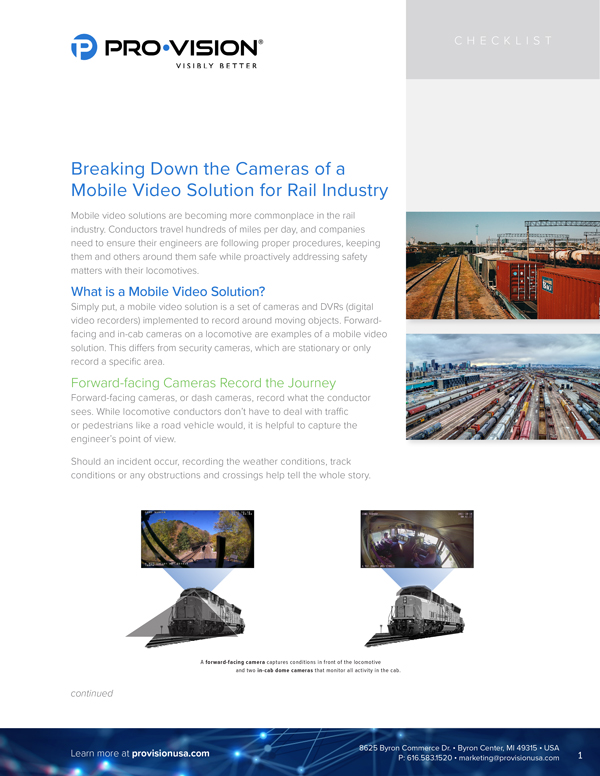 Breaking Down the Cameras of a Mobile Video Solution for Rail Industry resource thumbnail