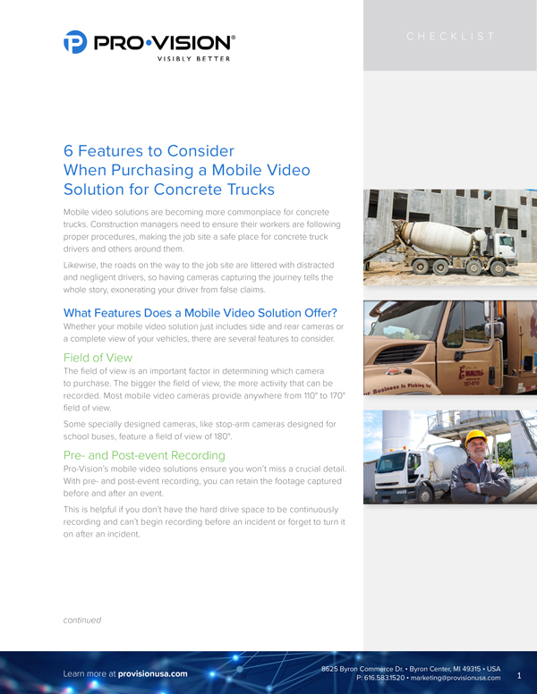 6 Features to Consider When Purchasing a Mobile Video Solution for Concrete Trucks resource thumbnail