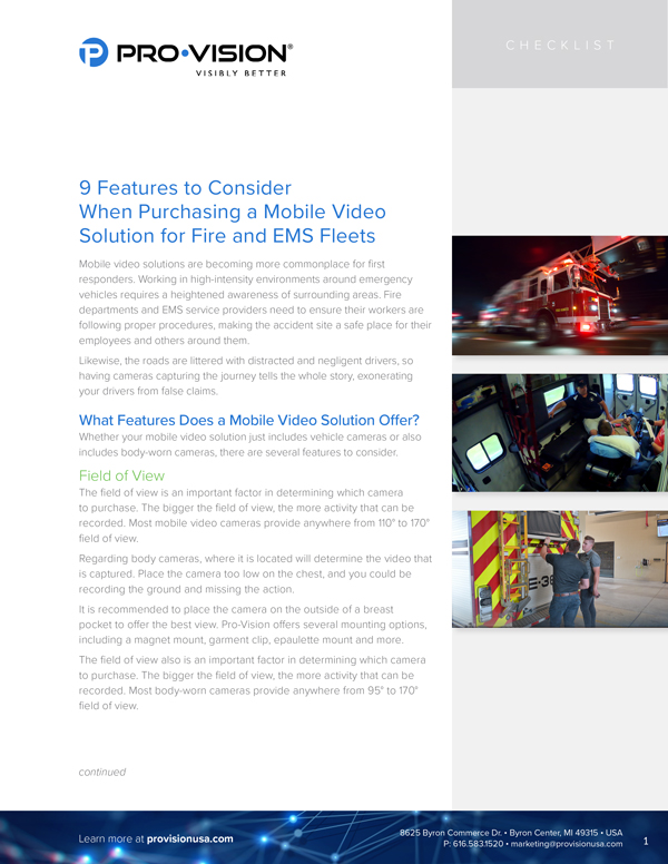 9 Features to Consider When Purchasing a Mobile Video Solution for Fire and EMS Fleets resource thumbnail
